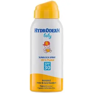 اسپری ضد آفتاب کودک هیدرودرم SPF30 ظرفیت 100 میلی لیتر