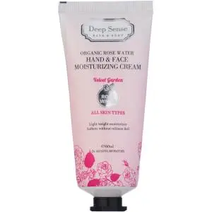 کرم مرطوب کننده دست و صورت دیپ سنس مدل Rose Water ظرفیت 60 میلی لیتر