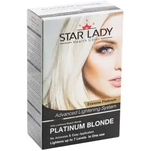کرم بی رنگ کننده مو استار لیدی مدل Platinum Blonde