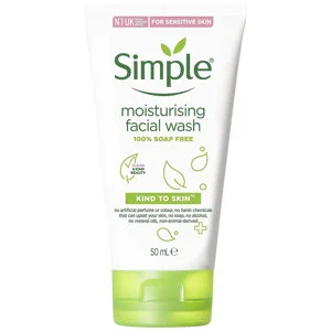 ژل شستشو صورت سیمپل مدل Moisturizing ظرفیت 50 میلی لیتر