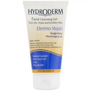 ژل شستشو صورت هیدرودرم مناسب برای پوست خشک و حساس مدل Dermo Wash ظرفیت 150 میلی لیتر