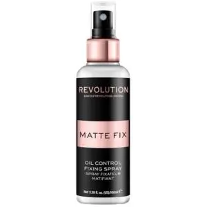 اسپری تثبیت کننده آرایش مات کننده و کنترل کننده چربی رولوشن مدل Matte Fix ظرفیت 100 میلی لیتر