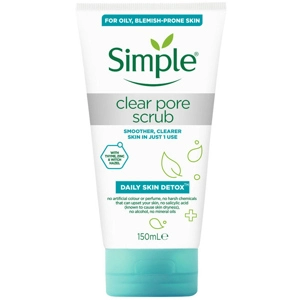 ژل اسکراب سیمپل مدل Clear Pore Scrub ظرفیت 150 میلی لیتر