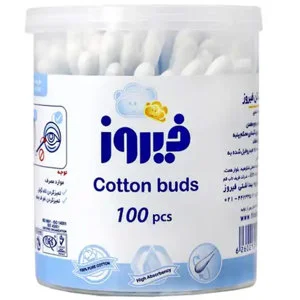 گوش پاک کن فیروز بسته 100 عددی