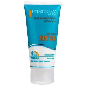 کرم ضد آفتاب مردانه هیدرودرم SPF 35 وزن 50 گرمی