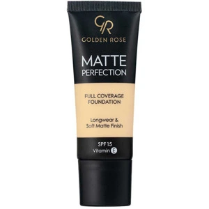 کرم پودر گلدن رز SPF 15 مدل Matte Perfection کد W1 ظرفیت 35 میلی لیتر