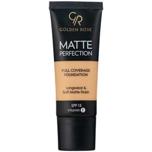 کرم پودر گلدن رز SPF 15 مدل Matte Perfection کد W5 ظرفیت 35 میلی لیتر