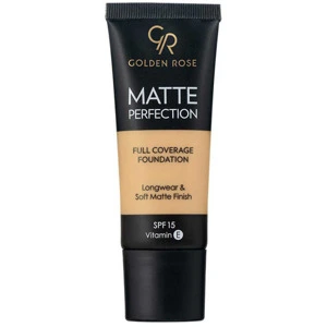 کرم پودر گلدن رز SPF 15 مدل Matte Perfection کد W7 ظرفیت 35 میلی لیتر