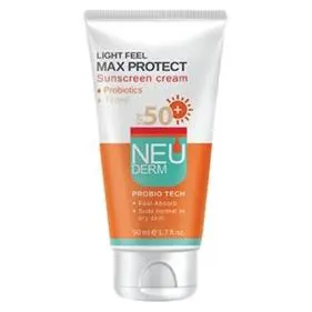 کرم ضد آفتاب نئودرم رنگی مناسب برای پوست نرمال تا خشک SPF 50 مدل Max Protect ظرفیت 50 میلی لیتر