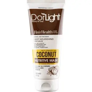 ماسک مو با آبکشی دورلایت مناسب موهای خشک و آسیب دیده مدل Coconut ظرفیت 200 میلی لیتر