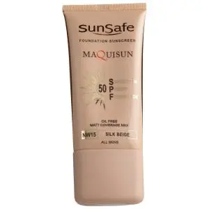 کرم ضد آفتاب سان سیف بژ ابریشمی SPF 50 مدل NW15 ظرفیت 40 میلی لیتر