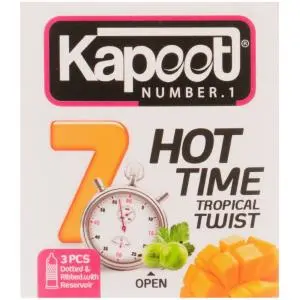 کاندوم کاپوت مدل Hot Time بسته 3 عددی