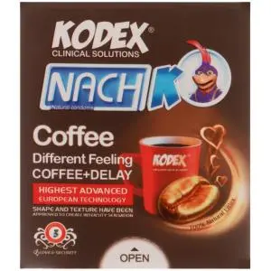 کاندوم کدکس مدل Coffee +Delay بسته 3 عددی