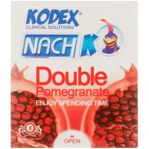 کاندوم کدکس مدل Double Pmegranate بسته 3 عددی