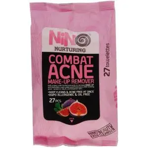 دستمال مرطوب نینو مدل Combat Acne بسته 27 عددی