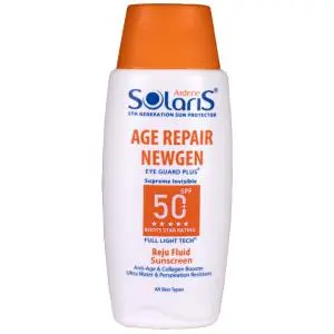 فلوئید ضدآفتاب آردن بی رنگ مناسب برای پوست دارای چروک های سطحی SPF 50 مدل Age Repair Newgen ظرفیت 100 میلی لیتر