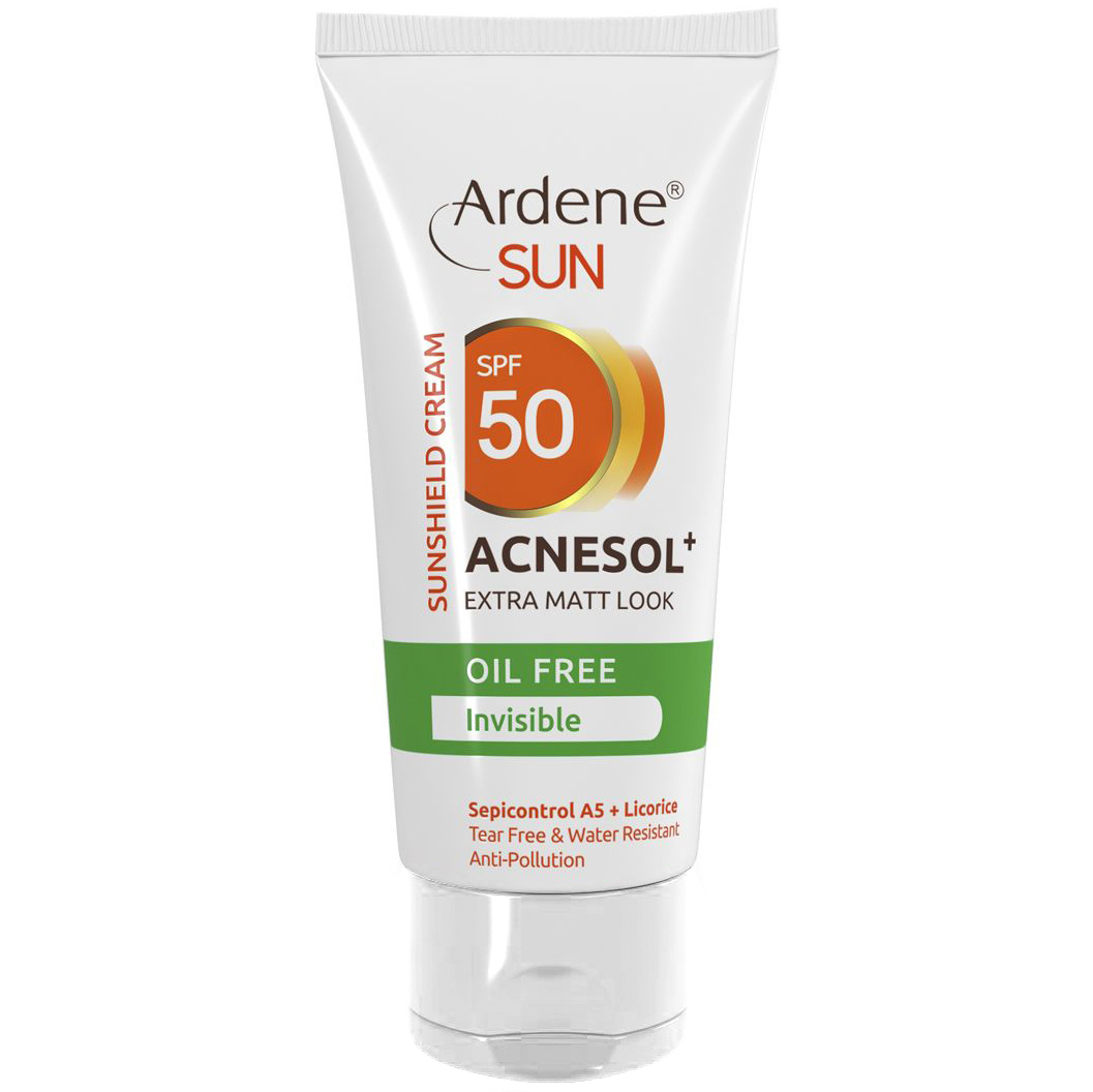 کرم ضد آفتاب آردن SPF50 مدل Acnesol ظرفیت 50 میلی لیتر