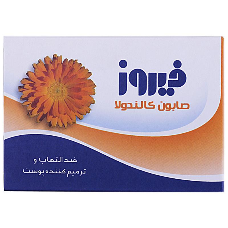 صابون فیروز حاوی عصاره کالاندولا وزن 120 گرم