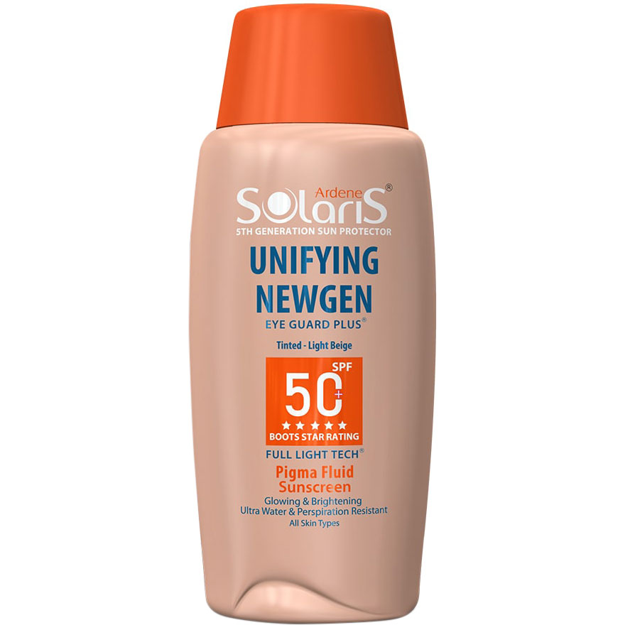 فلوئید ضدآفتاب و ضدلک آردن بژ روشن SPF 50 مدل Unify Newgen ظرفیت 75 میلی لیتر