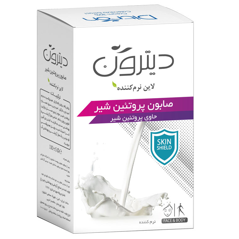 صابون نرم کننده دیترون حاوی پروتئین شیر وزن 110 گرم